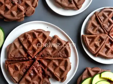 Gluten-Free Chocolate Zucchini Waffles