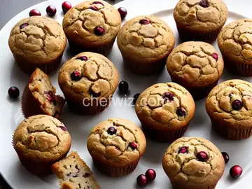 Gluten-Free Cranberry Walnut Muffins