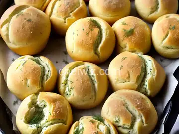 Gluten Free Garlic Dill Dinner Rolls