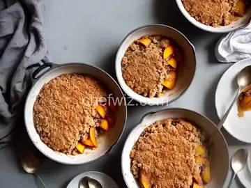 Gluten-Free Peach Crumble