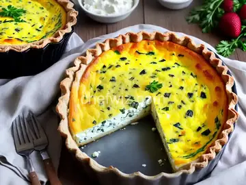 Goat Cheese Quiche