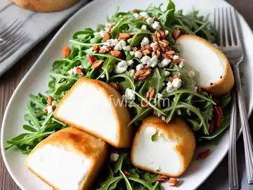 Goat Cheese and Arugula over Penne