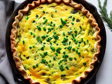 Goat Cheese and Leek Quiche