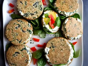 Goat Cheese and Spinach Turkey Burgers