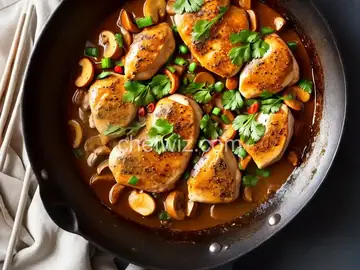 Golden Mushroom Chicken