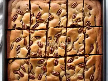 Gooey Brown Butter Blondies with Pecans
