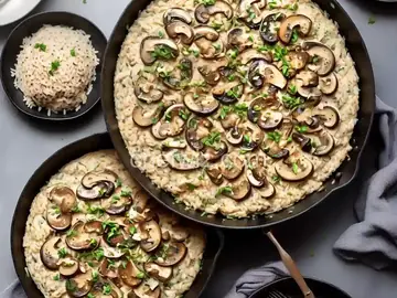 Gorgonzola and Porcini Mushroom Risotto