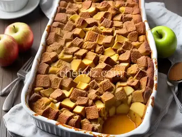 Gramma's Apple Bread Pudding