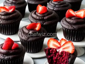 Grandma Gudgel's Black Bottom Cupcakes