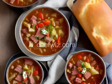 Grandma's Canned Corned Beef and Cabbage Soup