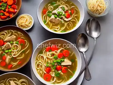 Grandma's Chicken Soup with Homemade Noodles