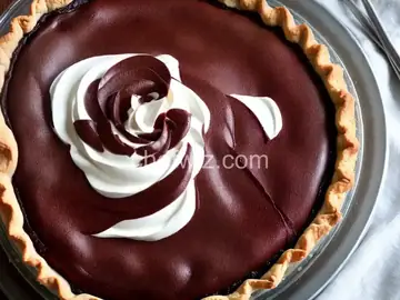 Grandma's Chocolate Custard Pie
