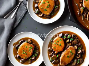 Grandma's Pork Chops in Mushroom Gravy