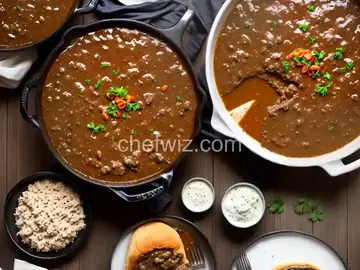Grandma's Salisbury Steaks and Gravy