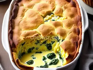 Grandma's Spinach Souffle Bake