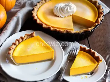 Grandma's Sweet Hubbard Squash Custard Pie