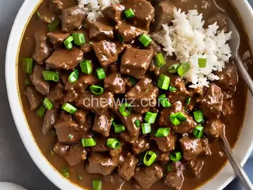 Grandmaw Cain's Beef Tips and Rice