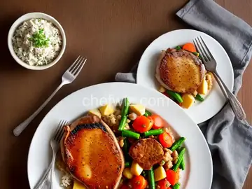 Grandmother's Pork Chop Dinner
