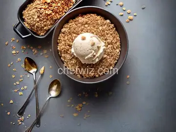 Granola ice cream