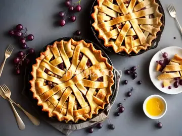 Grape & Apple Pie