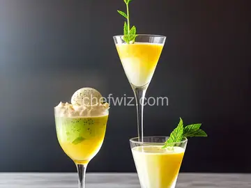 Grasshopper Ice Cream Cocktail