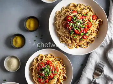 Grated Tomato and Miso-Butter Pasta