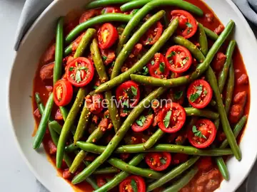 Grecian Green Beans in Tomato Sauce
