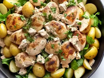 Greek Chicken Potato Salad