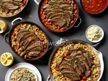 Greek Easter Roast Lamb and Orzo