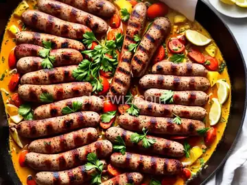 Greek-Inspired Grilled Turkey Sausage Brats