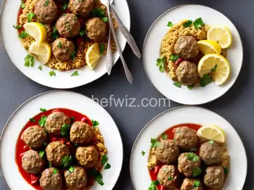 Greek Lamb Meatballs in Lemon Sauce