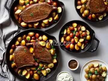 Greek Roast Lamb and Potatoes