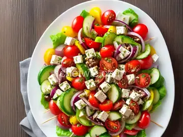 Greek Salad Skewers