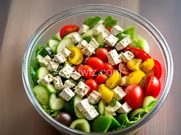 Greek Salad in a Jar