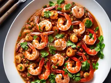 Greek Shrimp Dish From Santorini