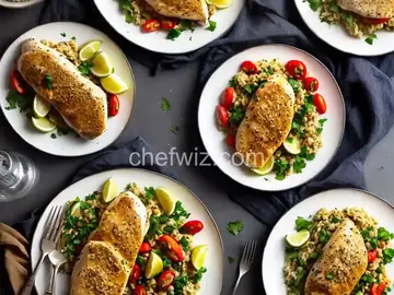 Greek-Style Garlic Chicken Breasts