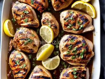 Greek-Style Grilled Chicken With Oregano, Garlic, Lemon, and Olive Oil Recipe