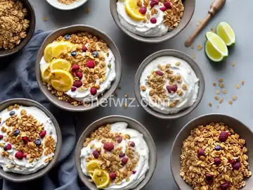 Greek Yogurt Bowls with Granola