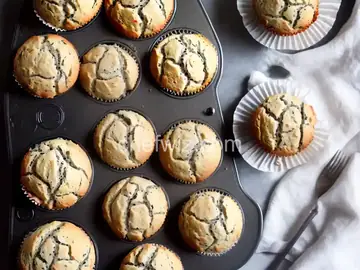 Greek Yogurt Poppy Seed Muffins