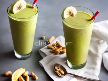 Green Banana and Peanut Butter Smoothie