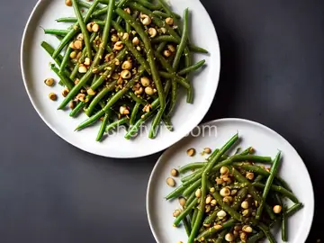 Green Beans with Hazelnuts and Lemon