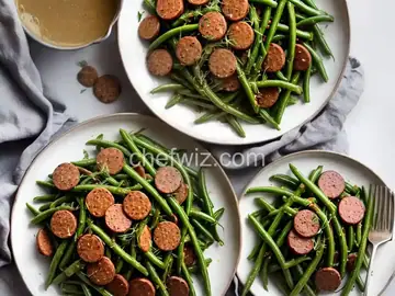 Green Beans with Sausage and Fennel