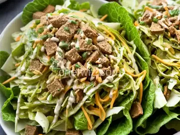Green Cabbage Slaw with Dijon Vinaigrette