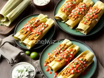Green Chile Chicken Tamales