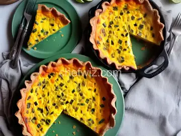 Green Chile Quiche