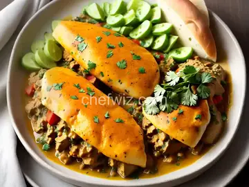 Green Chili and Cheese Chicken