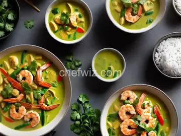 Green Curry with Shrimp
