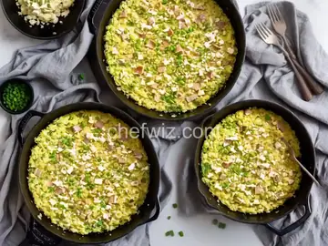 Green Garlic and Ham Scrambled Eggs with Cheese