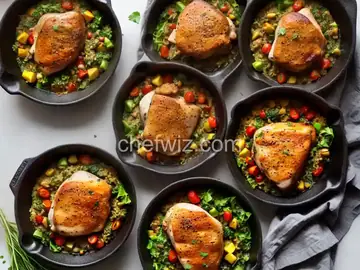 Green Goddess Chicken Thighs