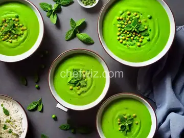 Green Pea and Mint Soup